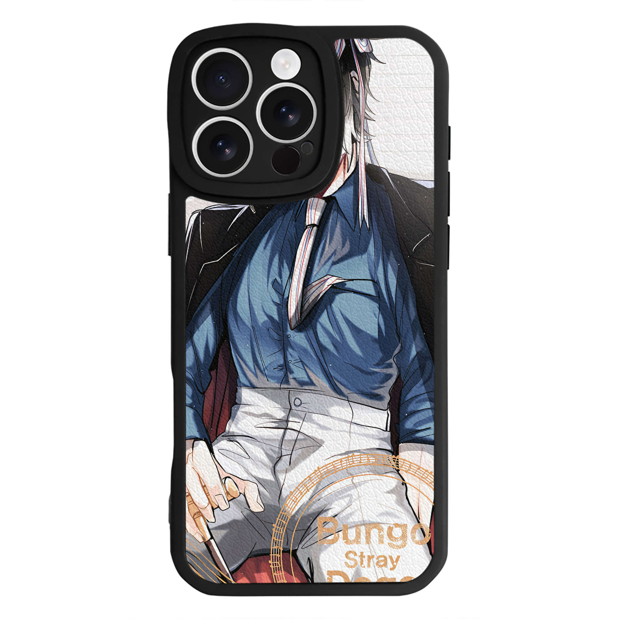 （画像用） 文豪ストレイドッグス Bungo Stray Dogs 【iPhone 16シリーズ対応】シリコンスマホケース（レザー調） 材質：シリコン